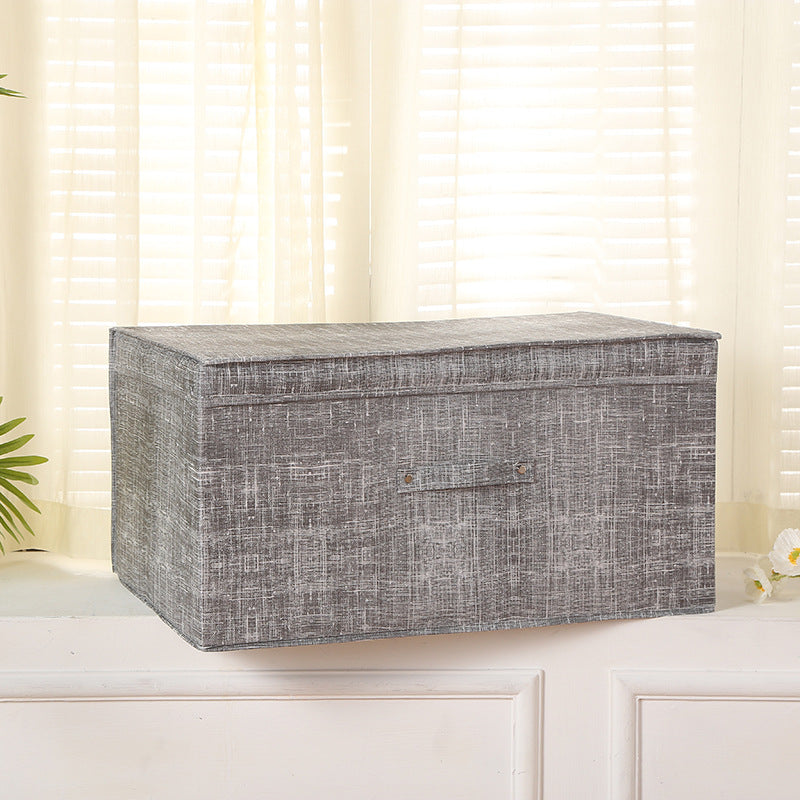 Foldable Fabric Storage Box with Lid