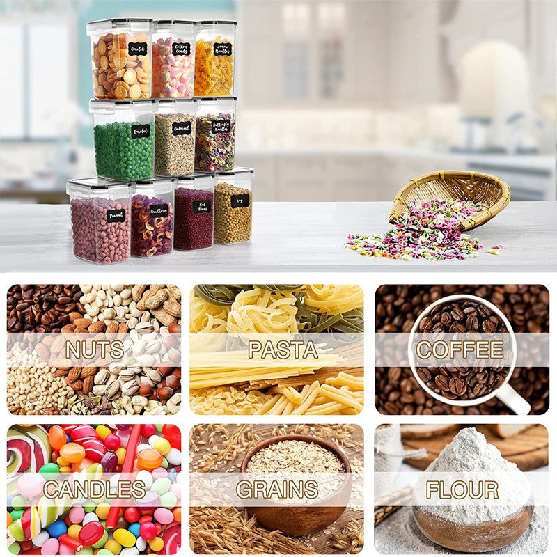 24-Piece Plastic Food Storage Container Set