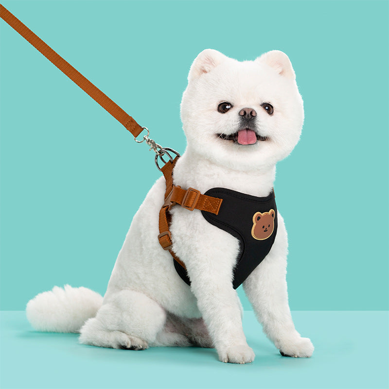 Bear-Pattern Pet Harness