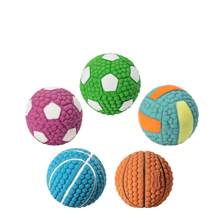 Sports Ball Squeaky Dog Toy
