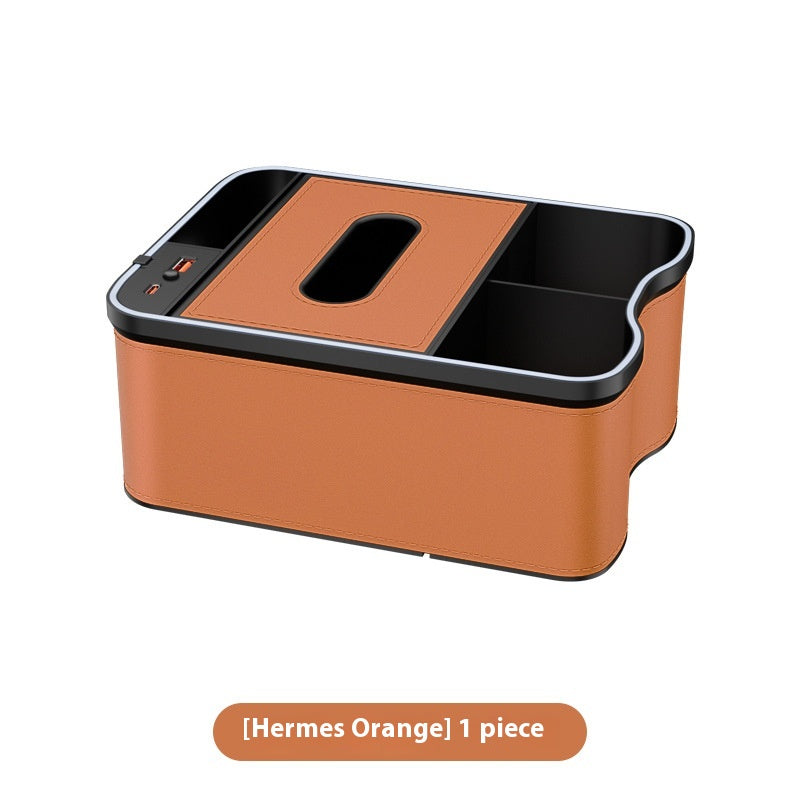 Car Armrest Storage Organizer