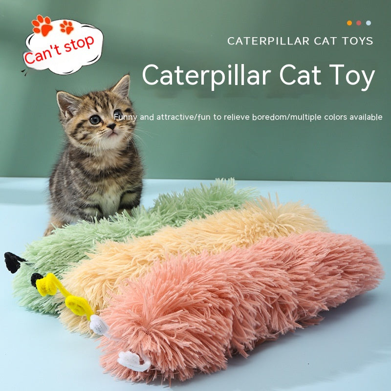 Crinkle Caterpillar Cat Toy