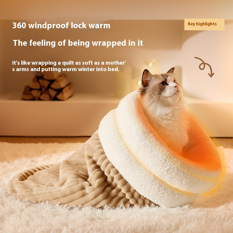 Plush Pet Sleeping Bag