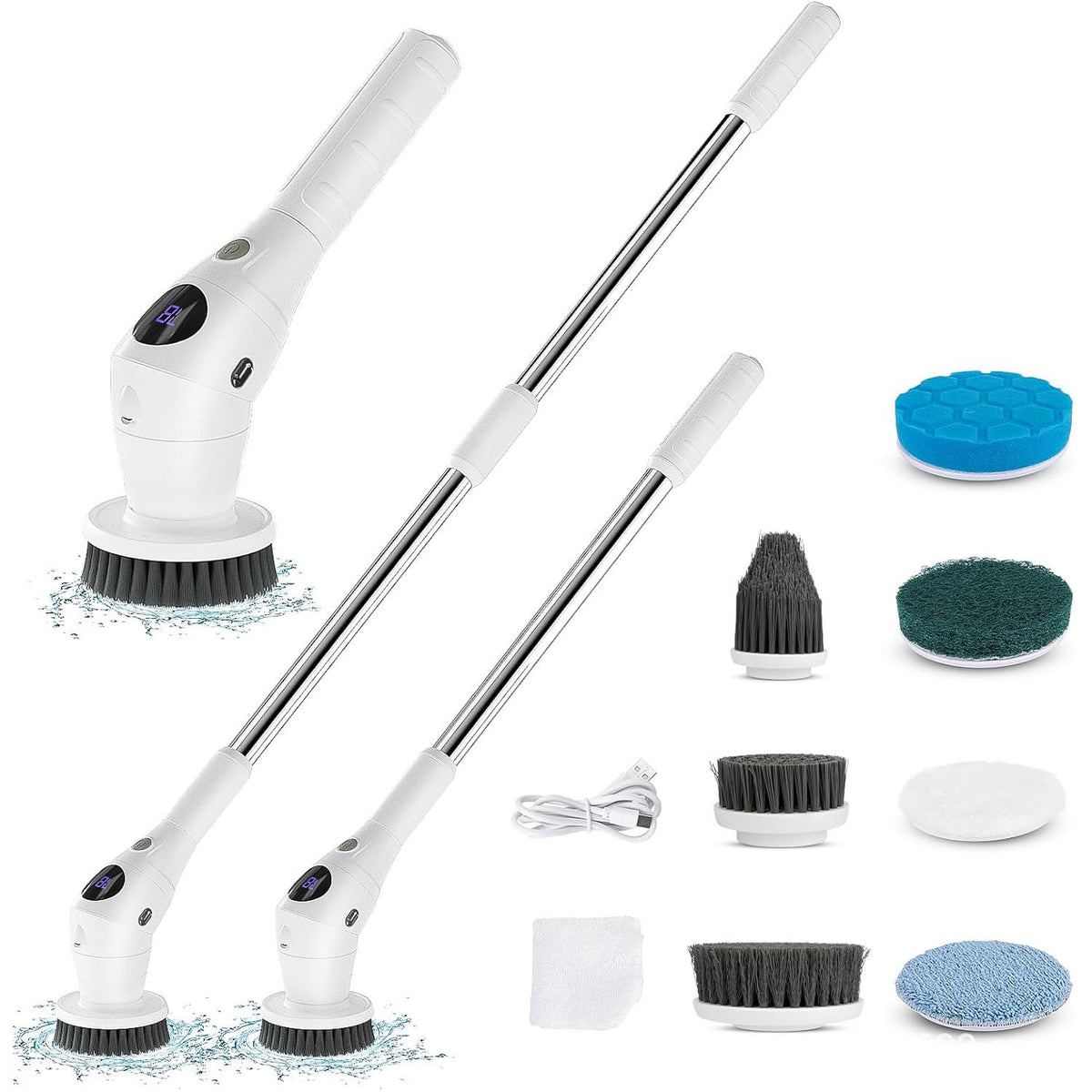 Eight-in-One Electric Cleaning Brush