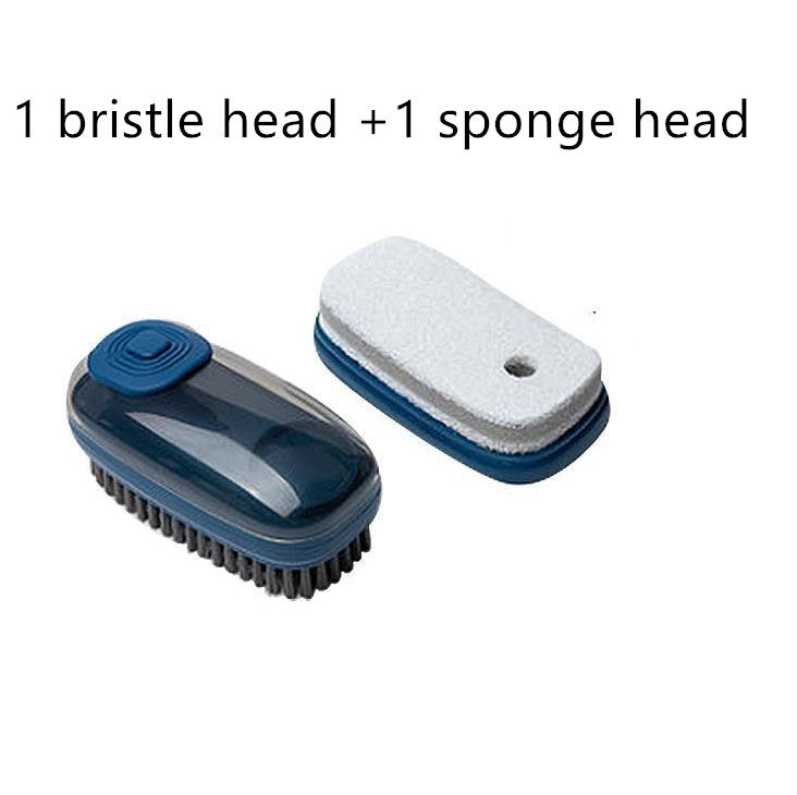 Liquid-Dispensing Shoe Cleaning Brush