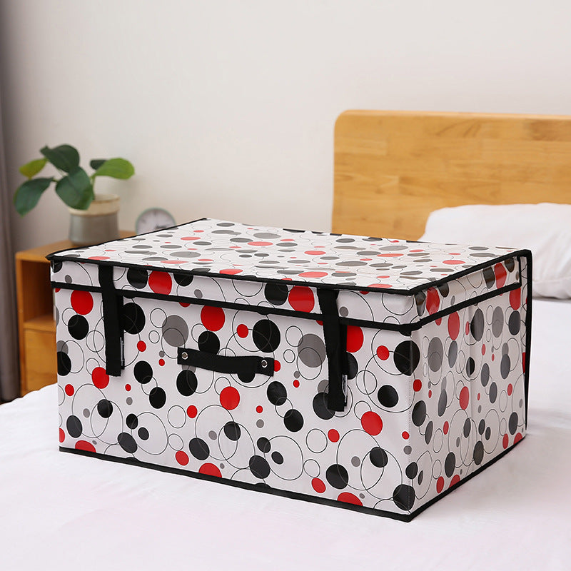 Foldable Fabric Storage Box with Lid