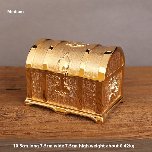 Zinc Alloy Jewelry Box with Lock