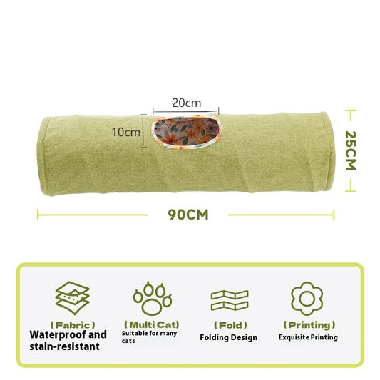 Fabric Cat Play Tunnel