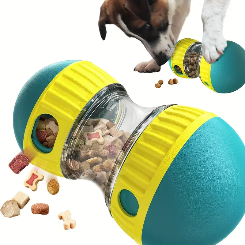 Adjustable Two-Sphere Dog Treat Dispenser