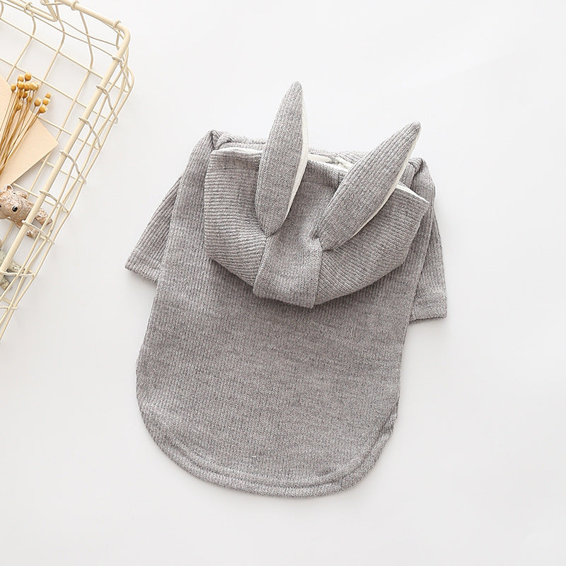 Rabbit Ear Knit Pet Sweater