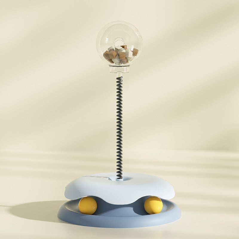 Treat-Dispensing Cat Ball Track Toy
