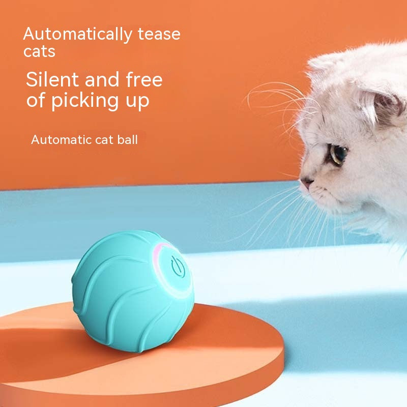 Rechargeable Rolling Cat Toy Ball