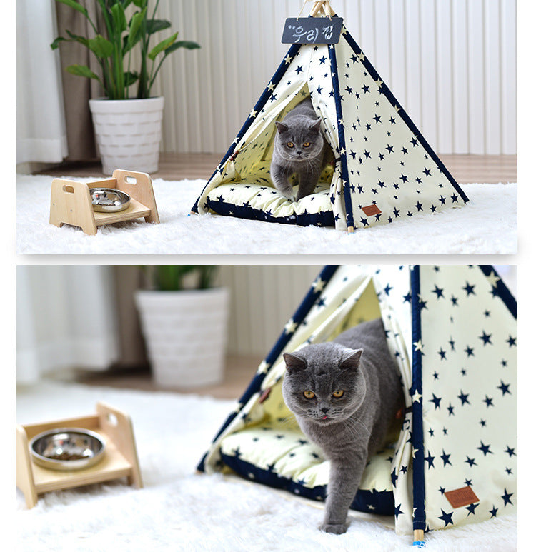 Portable Fabric Pet Tent