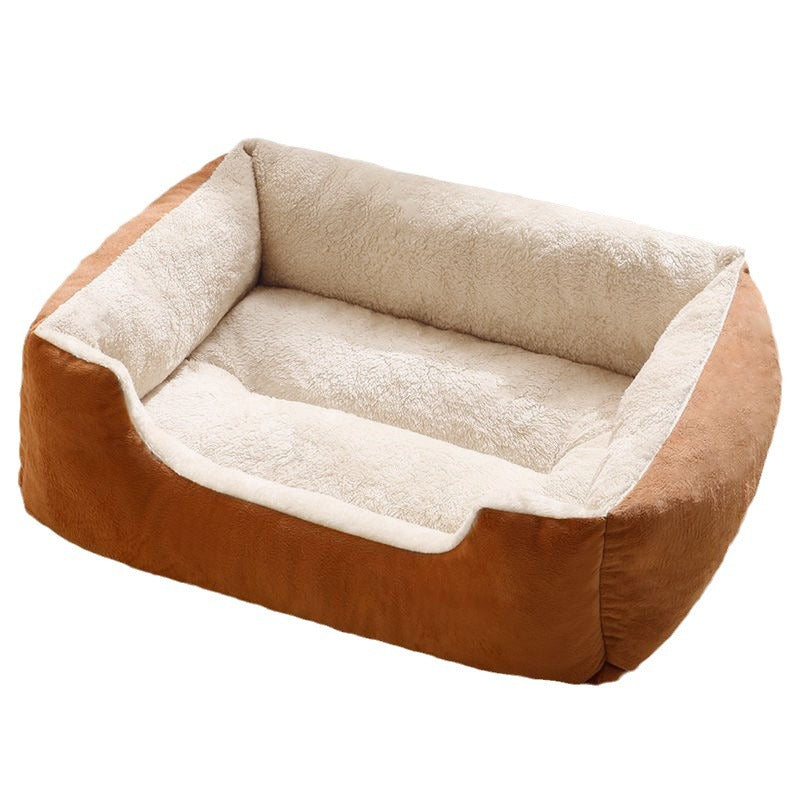 Short Plush Pet Cushion