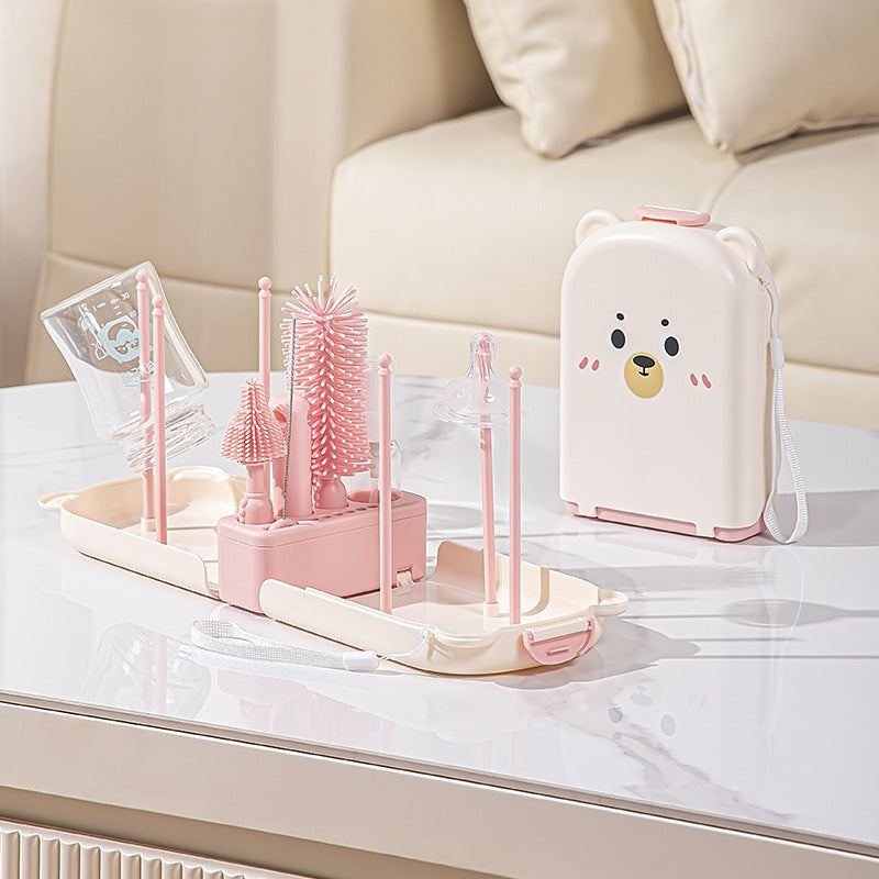 Bottle Cleaning Brush Set with Storage Case