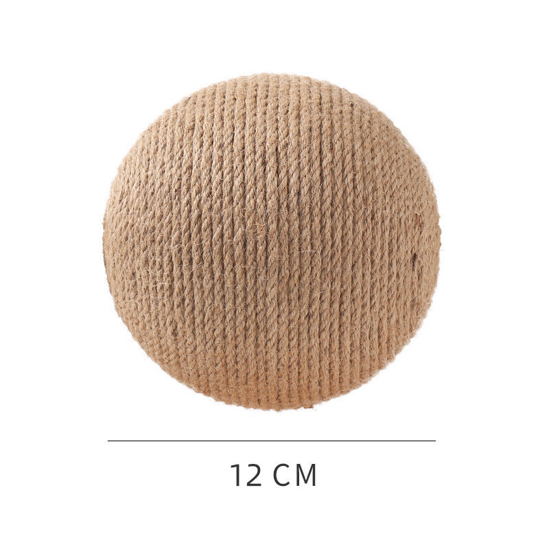Wood-Frame Cat Scratching Ball