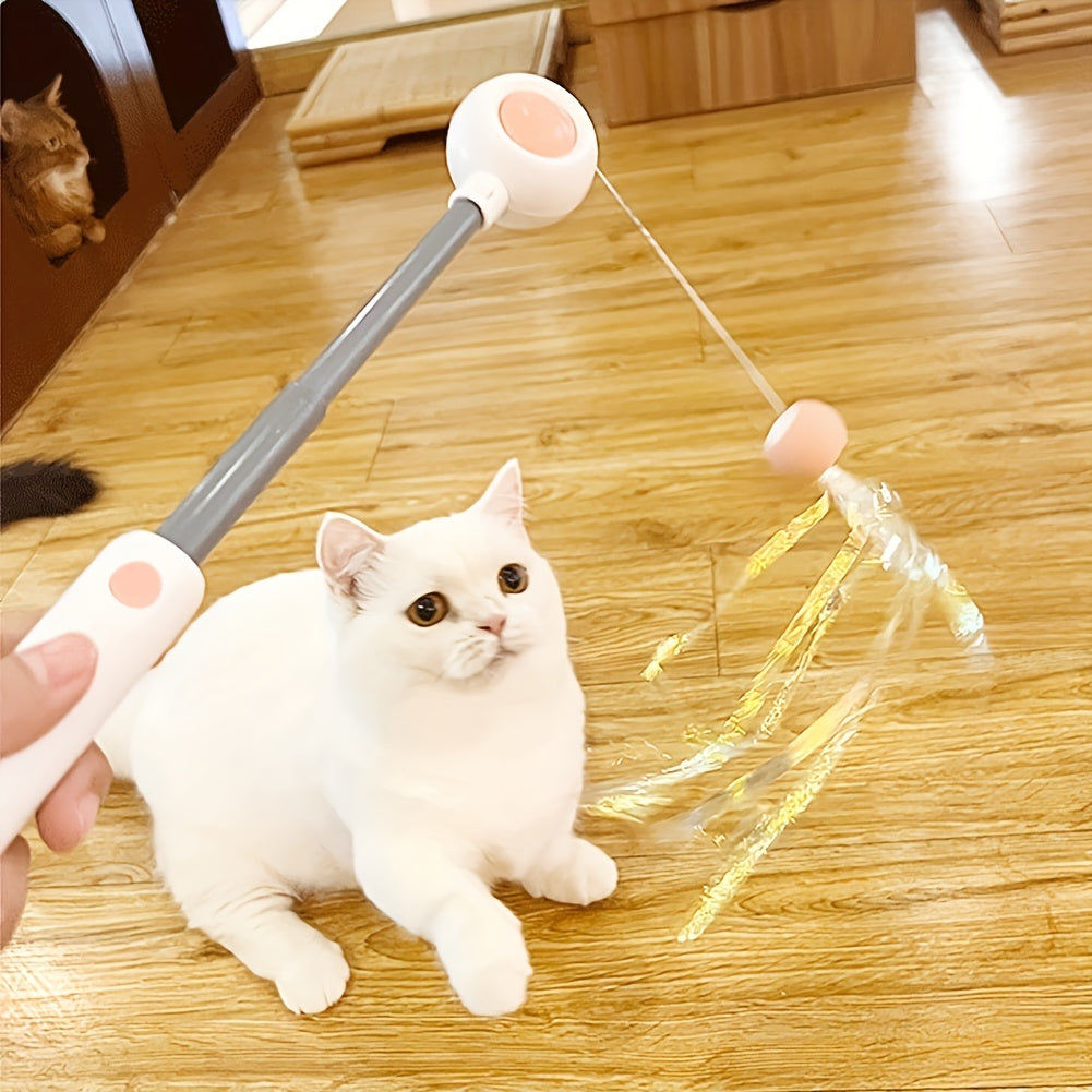 Retractable Cat Teaser Wand