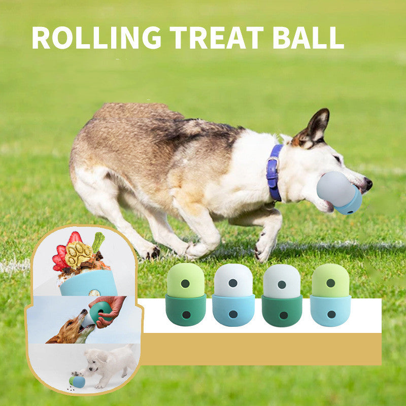 Treat-Dispensing Silicone Pet Ball