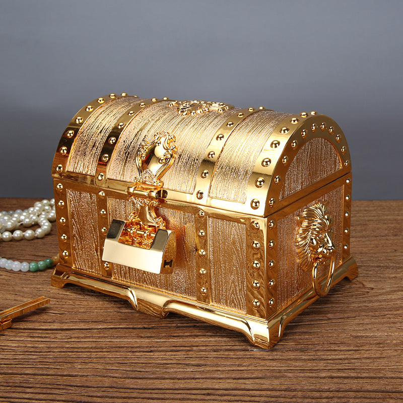 Zinc Alloy Jewelry Box with Lock