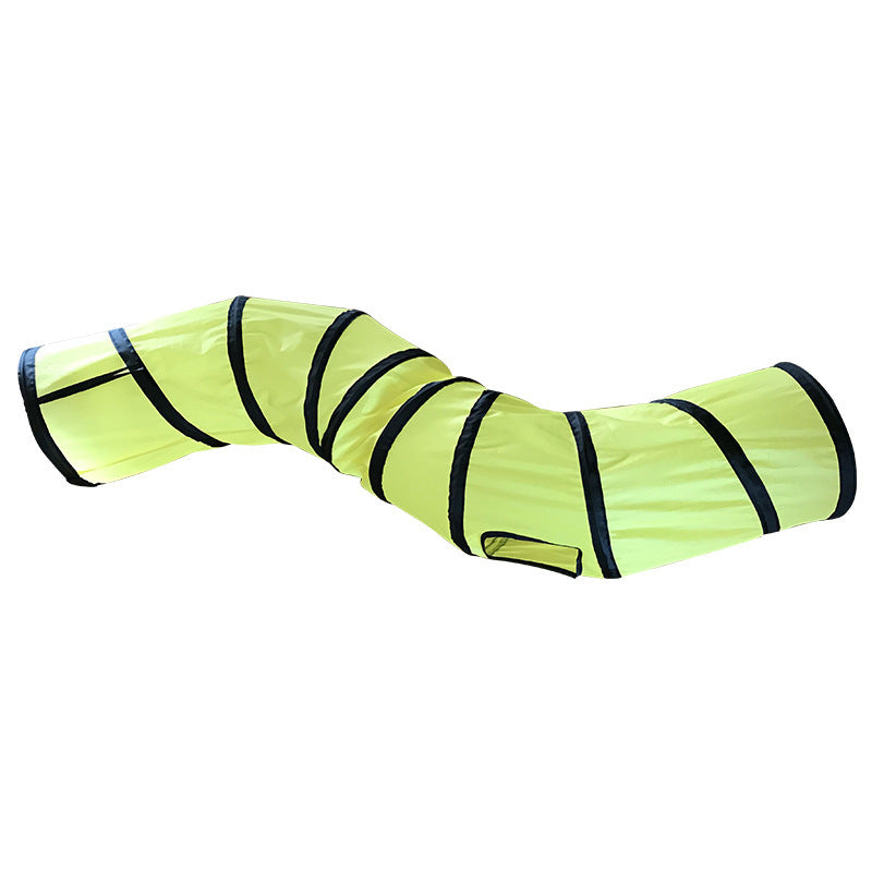 Foldable S-Shaped Cat Tunnel