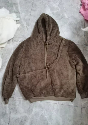 Hooded Sweatshirt with Pet Pouch