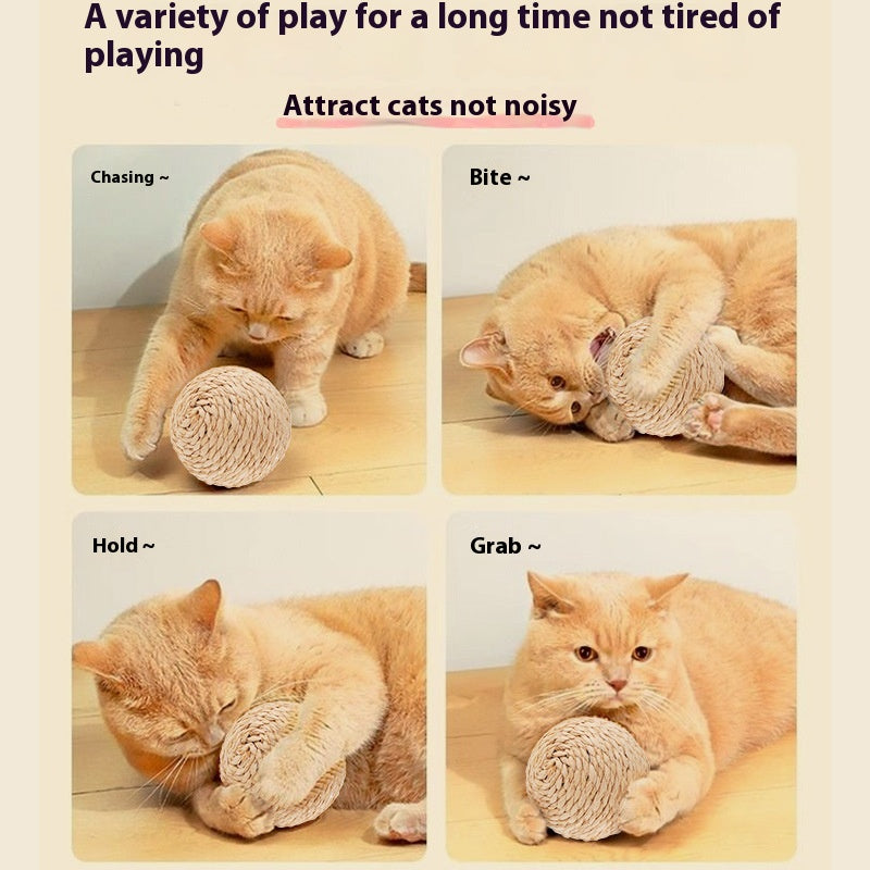 Paper Rope Cat Toy Ball
