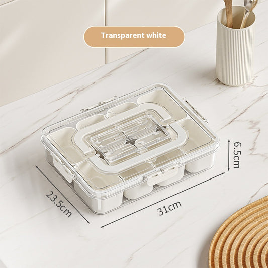 Eight-Compartment Food Storage Container