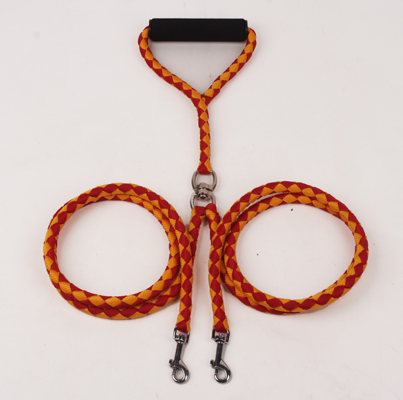 Braided Double-Ended Pet Leash
