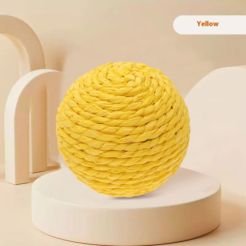 Paper Rope Cat Toy Ball