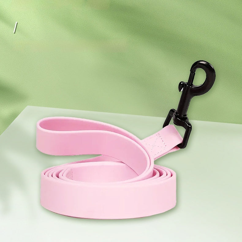 Solid-Color Woven Pet Leash