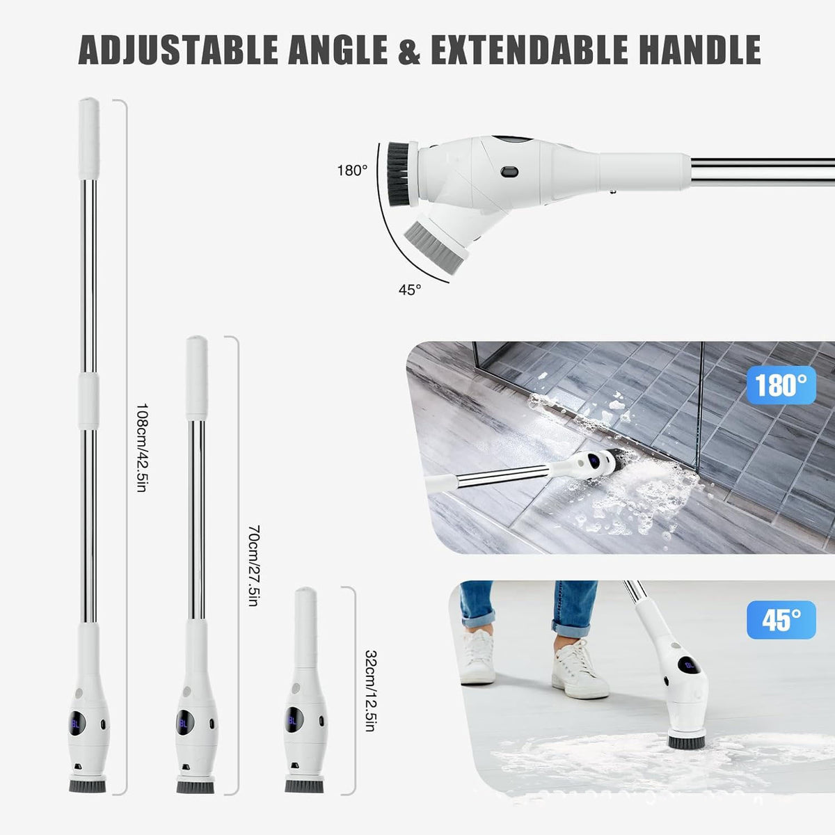 Eight-in-One Electric Cleaning Brush
