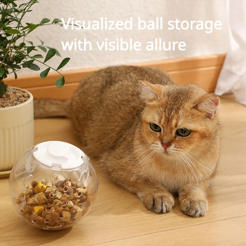 Treat-Dispensing Pet Ball