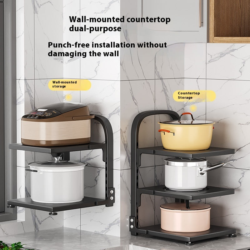 Adjustable Carbon Steel Pot Rack