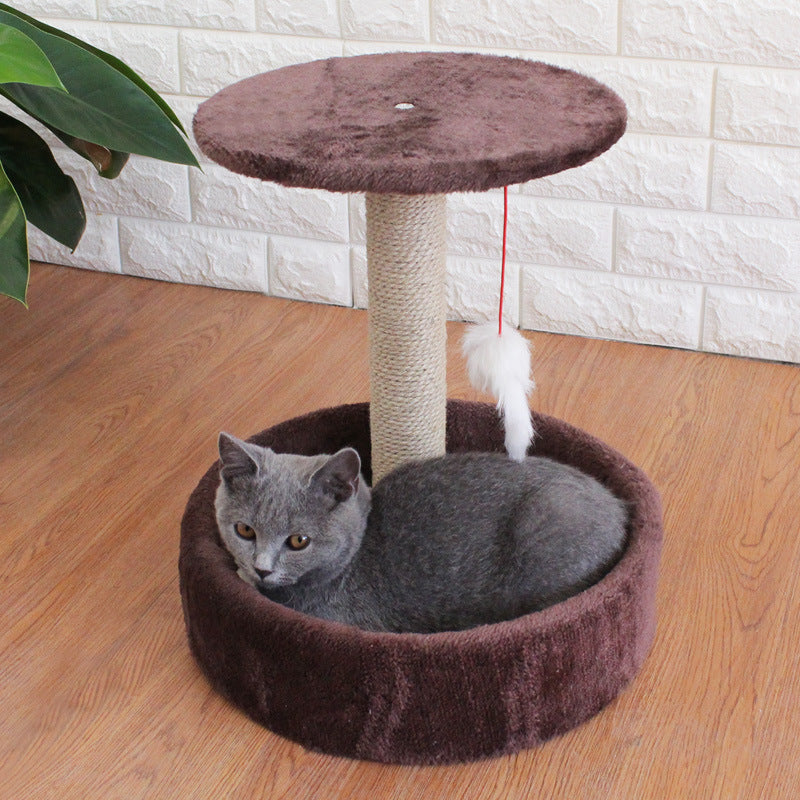 Small Cat Tree with Scratching Post