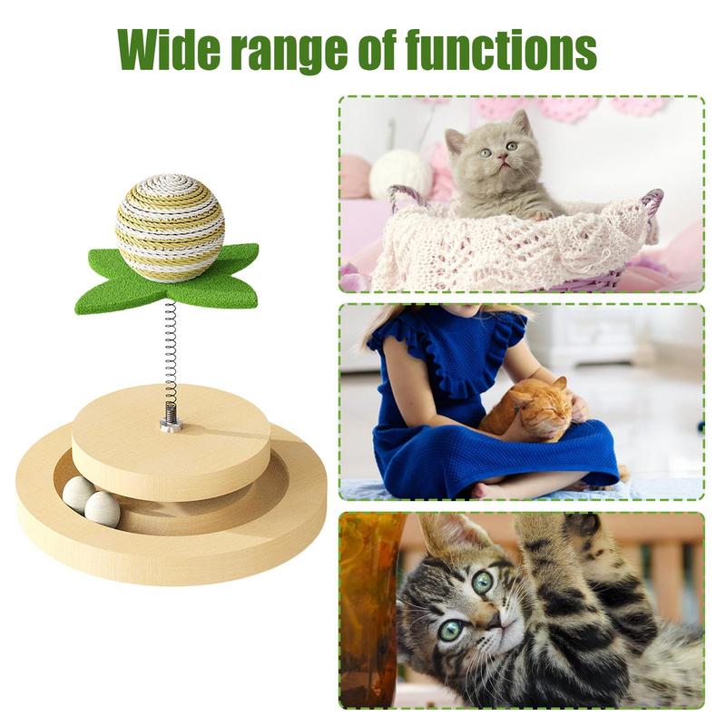 Cat Scratching Pad with Ball Track