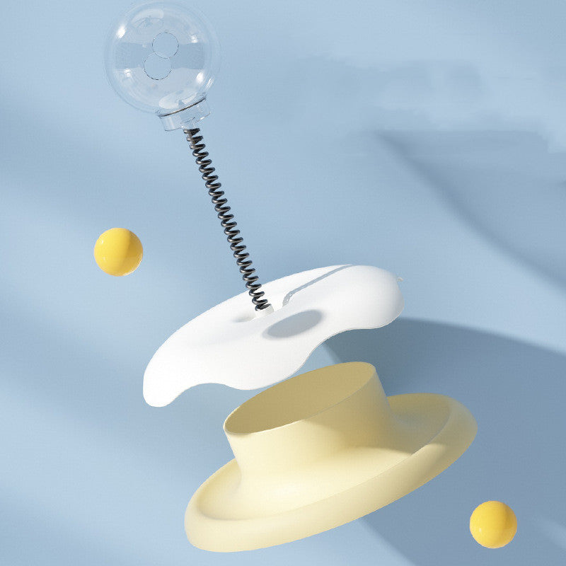 Treat-Dispensing Cat Ball Track Toy