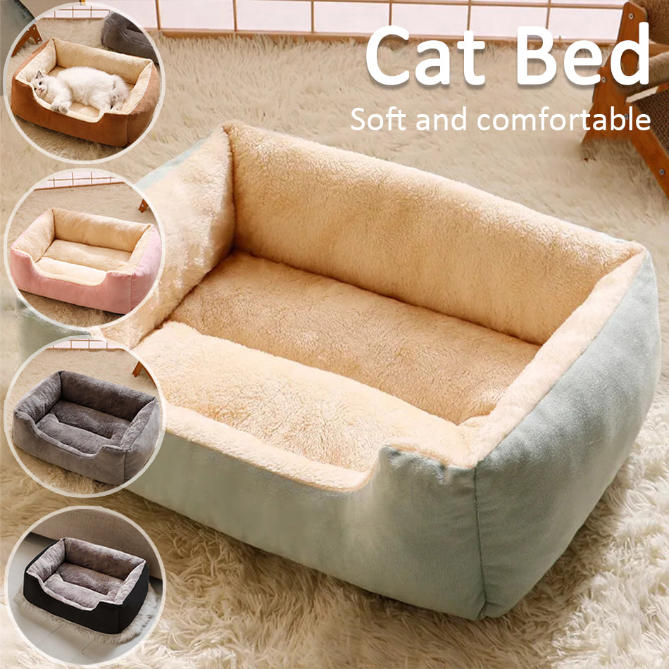 Short Plush Pet Cushion
