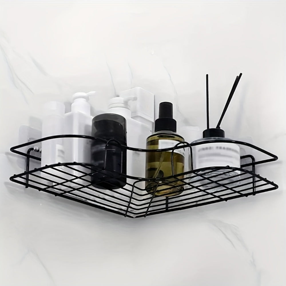 Wall-Mounted Corner Storage Shelf