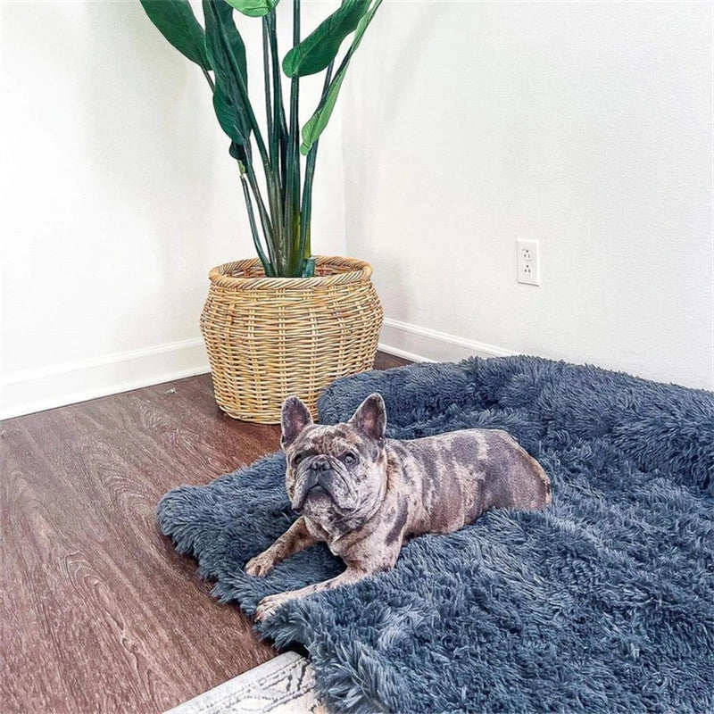 Plush Pet Sofa Bed Cover