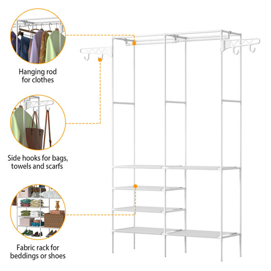 Four-Tier Closet Storage Shelf