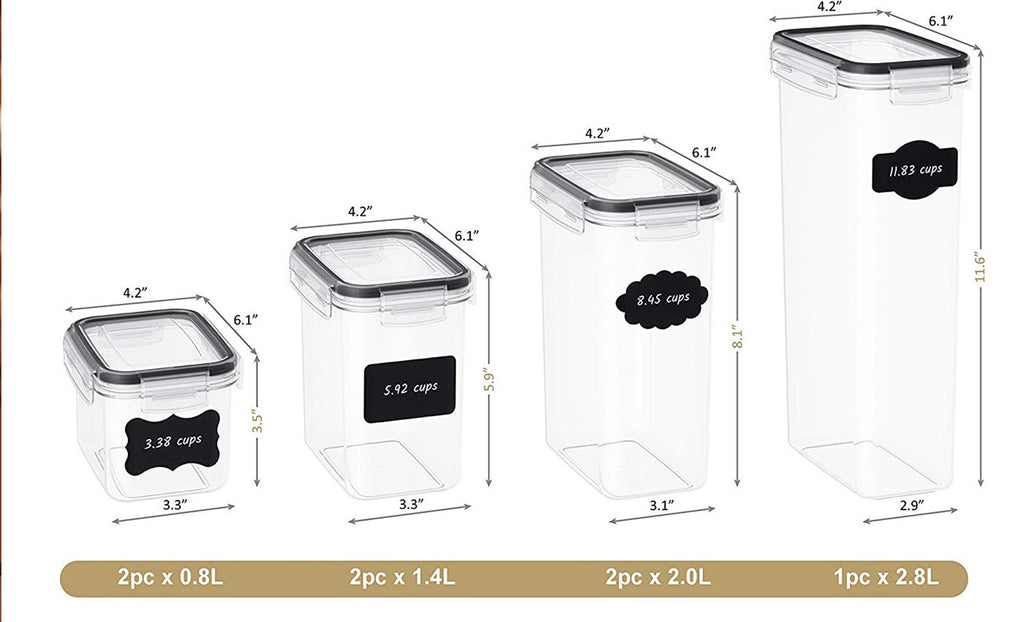 24-Piece Plastic Food Storage Container Set