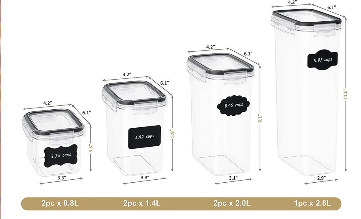 24-Piece Plastic Food Storage Container Set