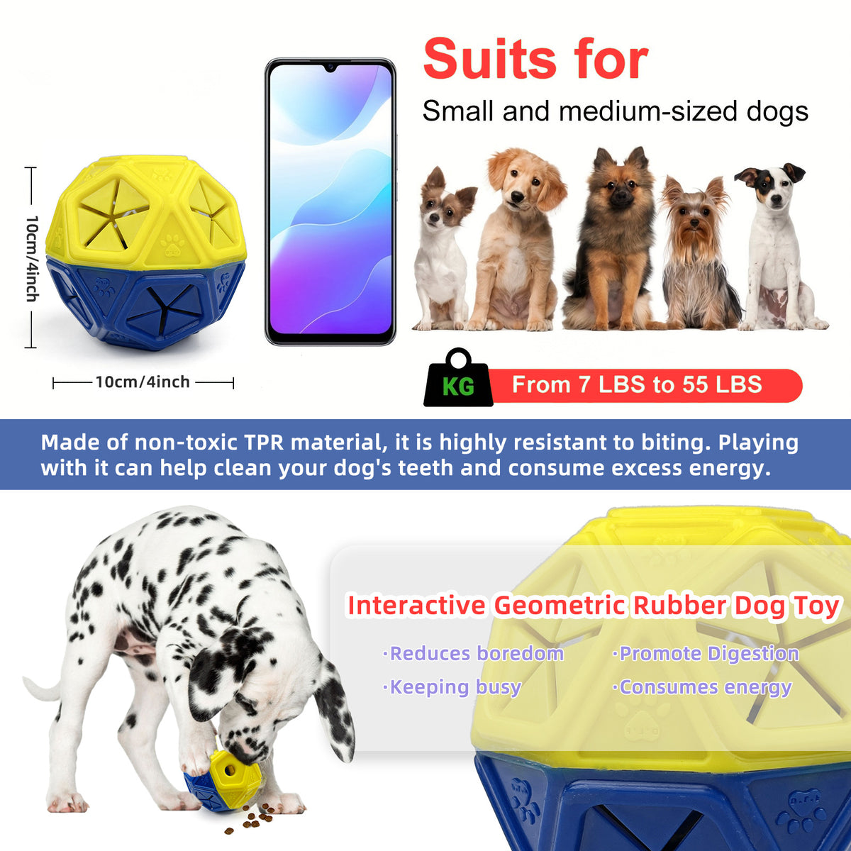 Treat-Dispensing Puzzle Ball for Dogs