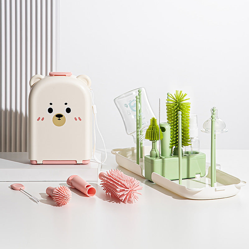 Bottle Cleaning Brush Set with Storage Case