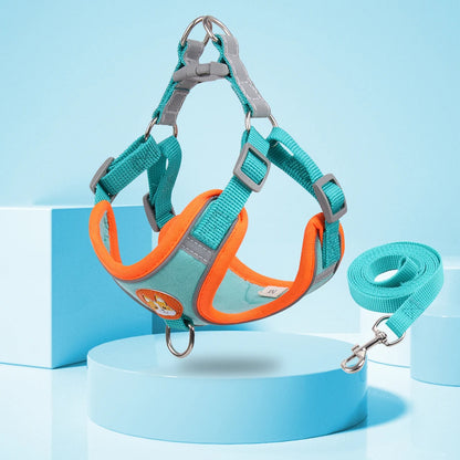 Adjustable Pet Harness and Leash Set