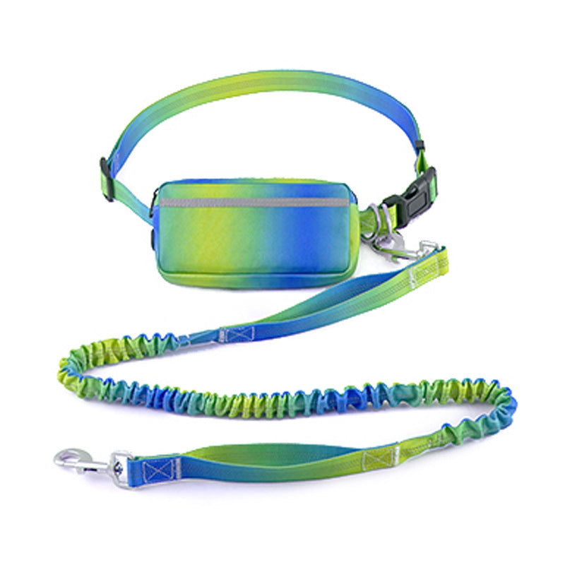 Hands-Free Bungee Dog Leash and Waist Belt