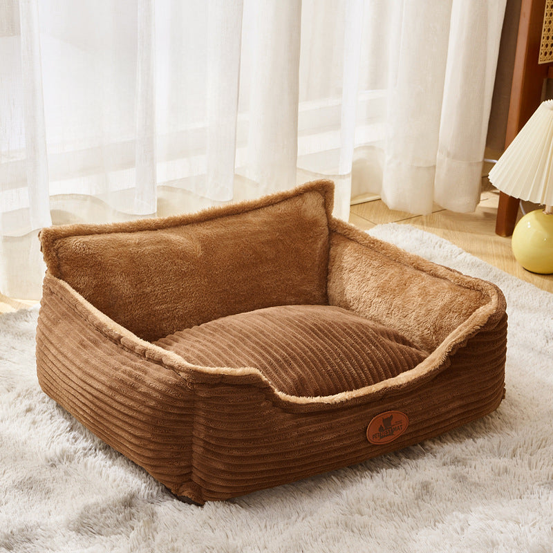 Pet Bed with Removable Cushion