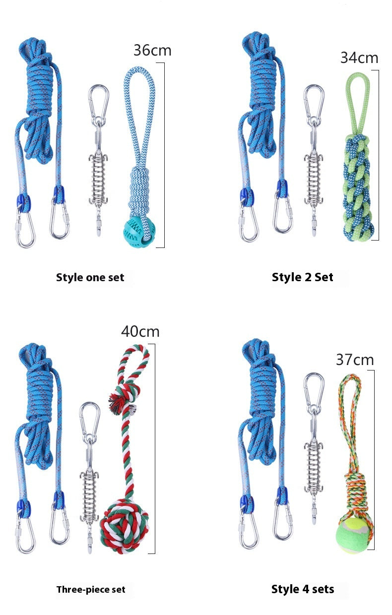 Suspended Rope Dog Tug Toy