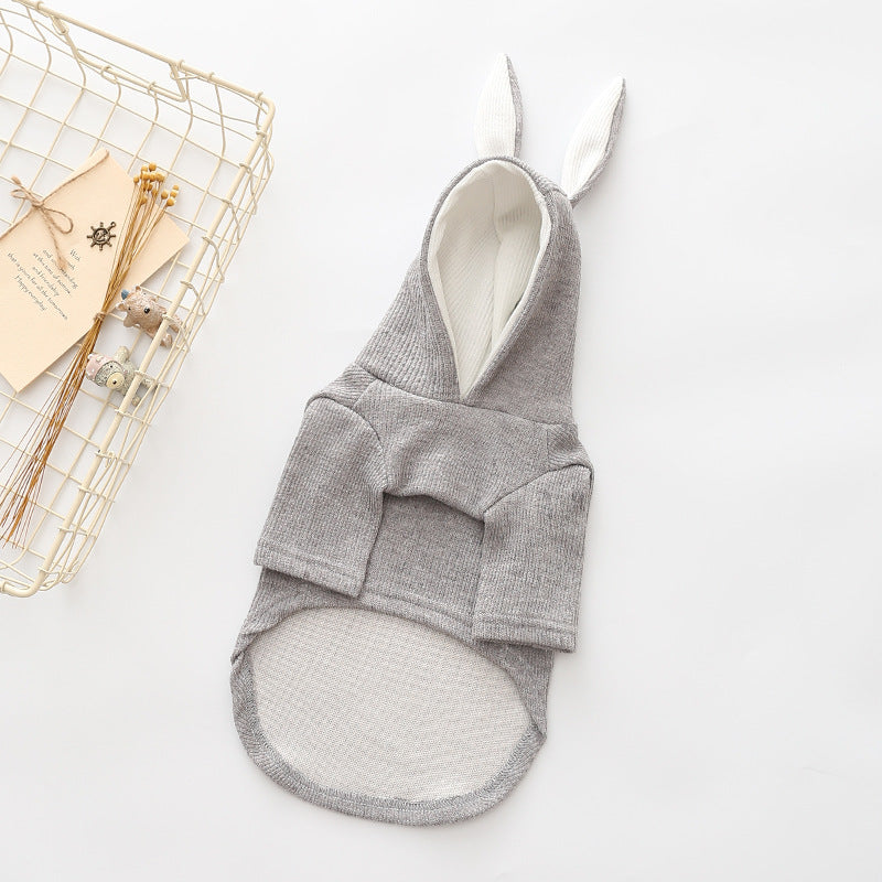 Rabbit Ear Knit Pet Sweater
