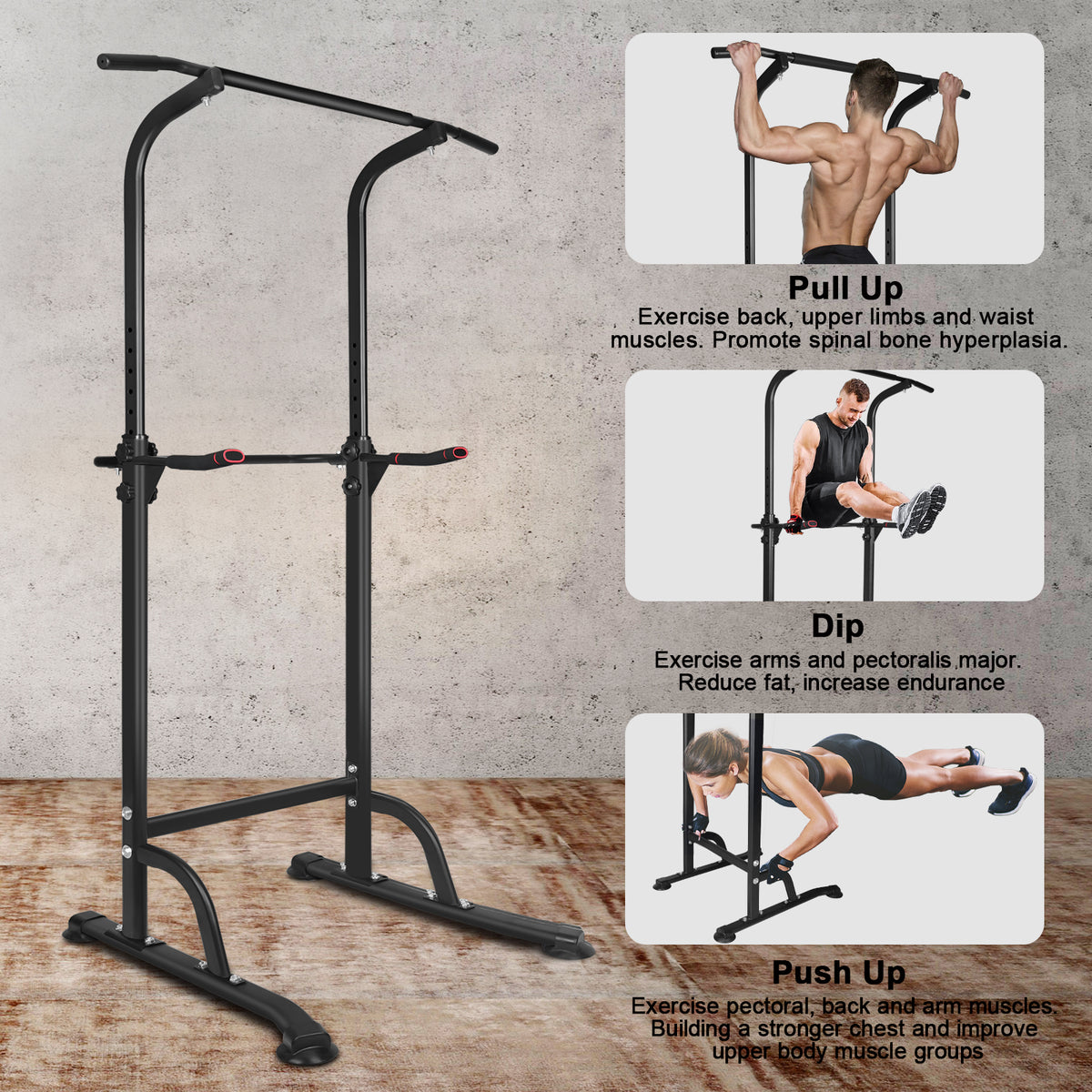 Pull-Up and Parallel Bar Exercise Station